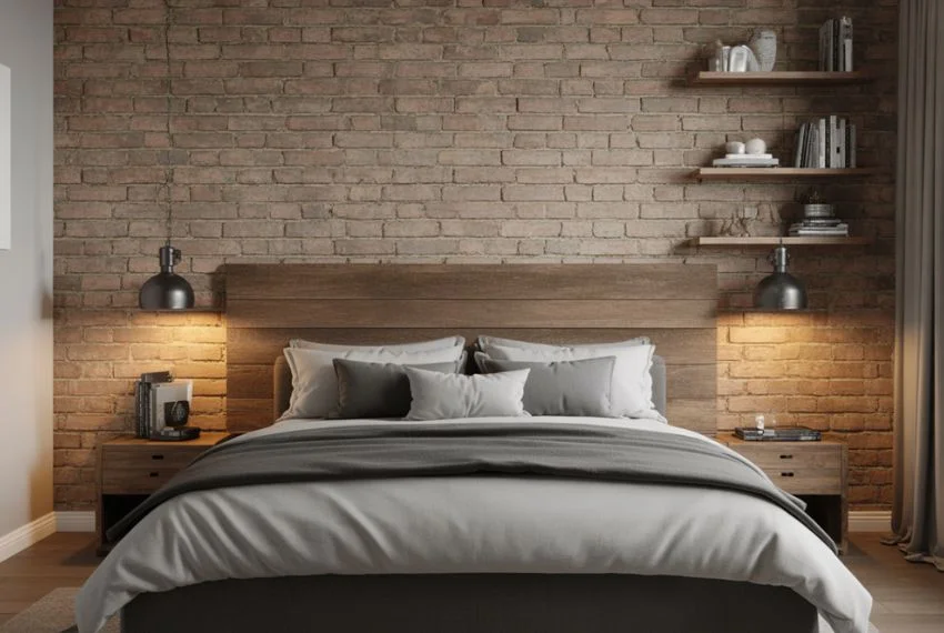 Mixing Brick with Wood and Metal