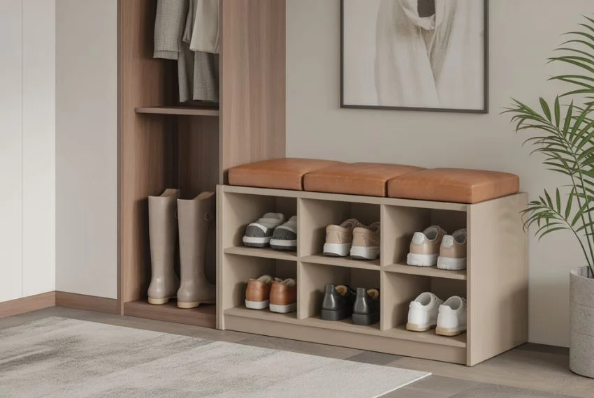 Modular Benches With Adjustable Compartments