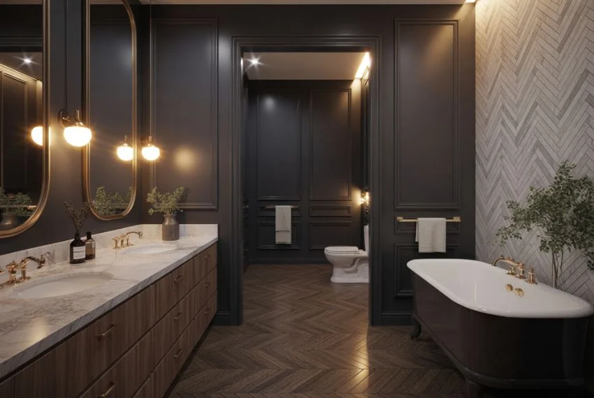 Opt for Dark Flooring