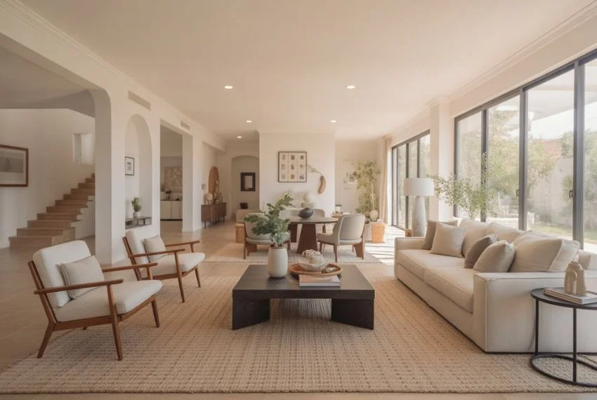 Optimizing Furniture Placement for Flow and Space