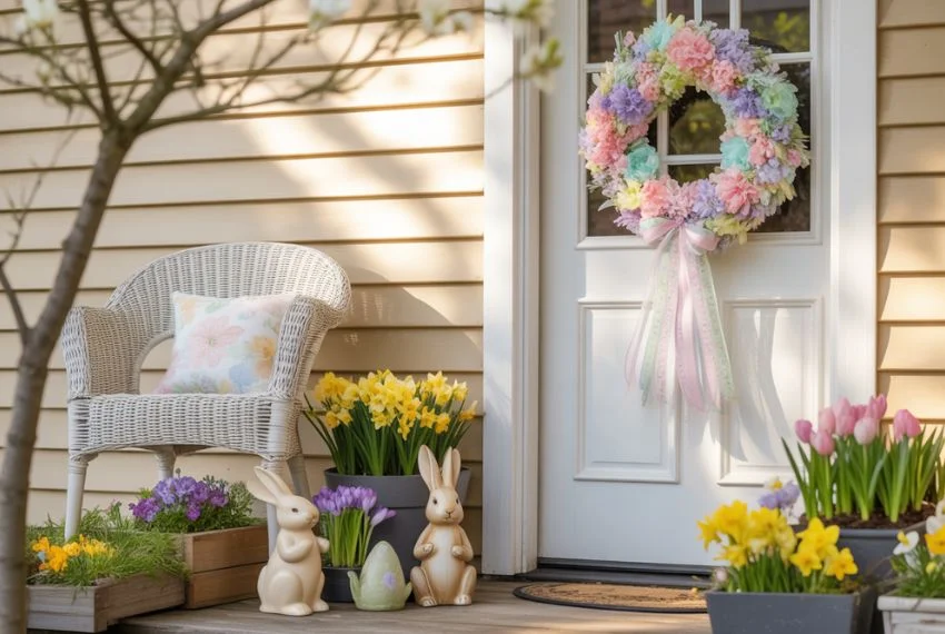 Outdoor Easter Decor