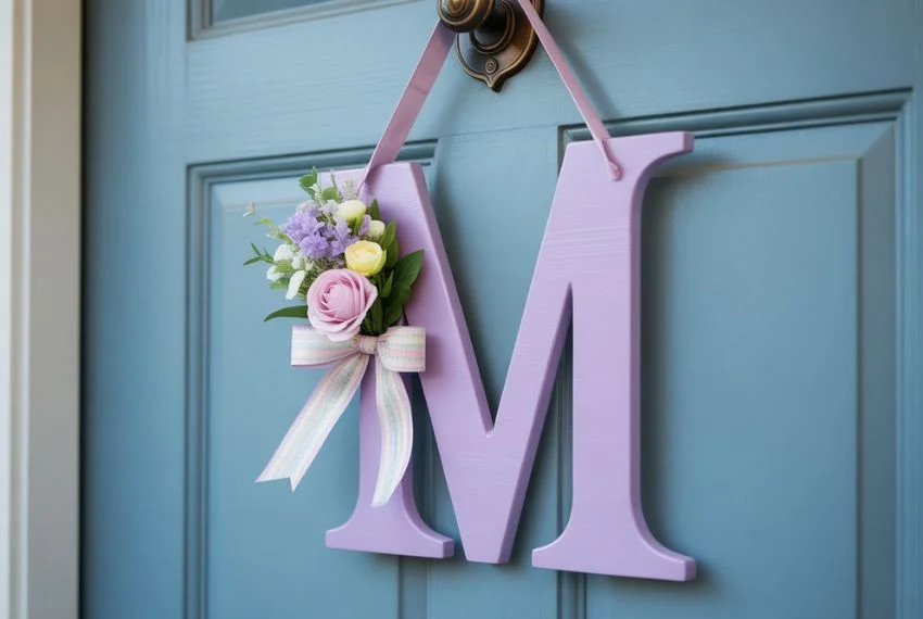 Personalized Initial Door Hanger