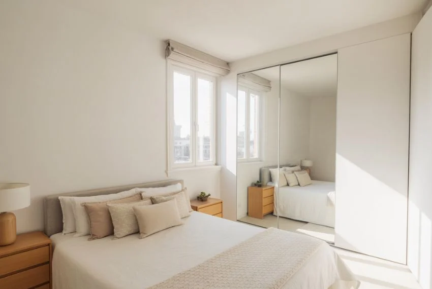 Place a Large Mirror Opposite a Window