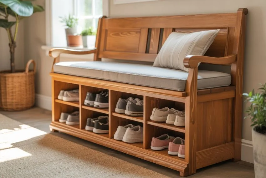 Shoe Bench with Storage