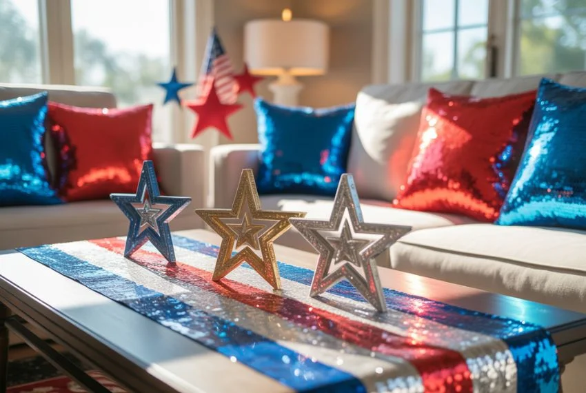 Statement Firework-Inspired Decor