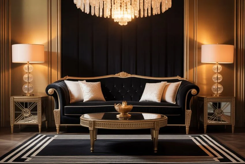 Styling a Gatsby-Inspired Living Room