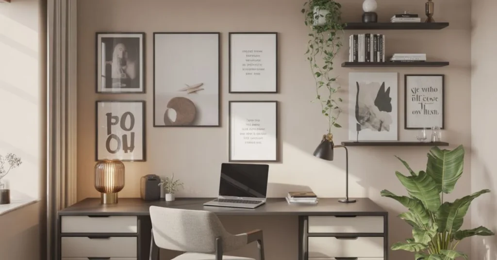 Stylish Home Office Wall Decor Ideas for a Productive Workspace in 2026