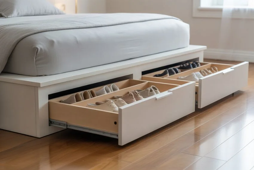 Under-Bed Shoe Storage