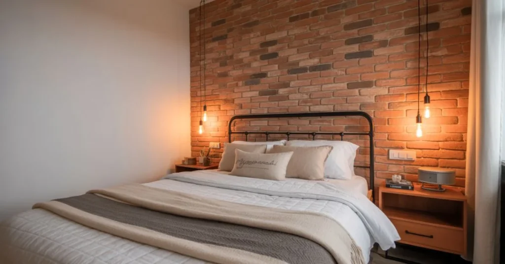 Urban-Inspired Industrial Brick Wall Bedroom Ideas You’ll Love