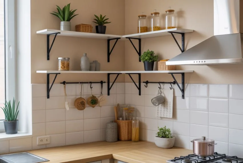Use Removable Hooks and Shelving