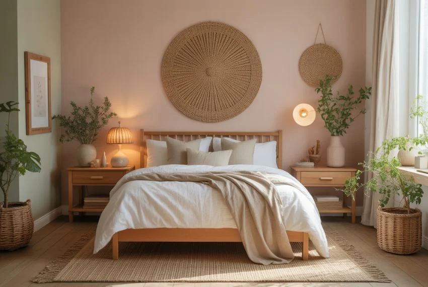 Use Soothing Colours and Natural Materials