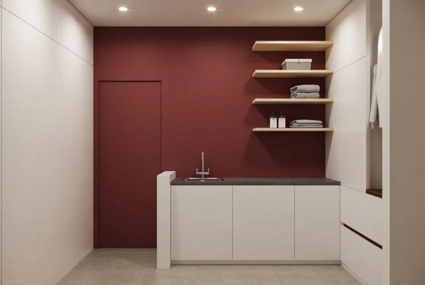 Using Burgundy on Walls Without Overpowering the Space