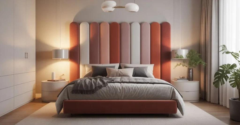 Vibrant Striped Headboard Ideas