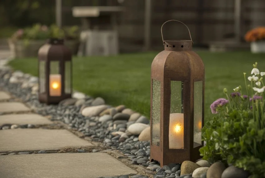 Vintage Lanterns for Rustic Appeal