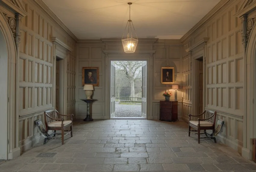 What Defines an English Manor Entryway