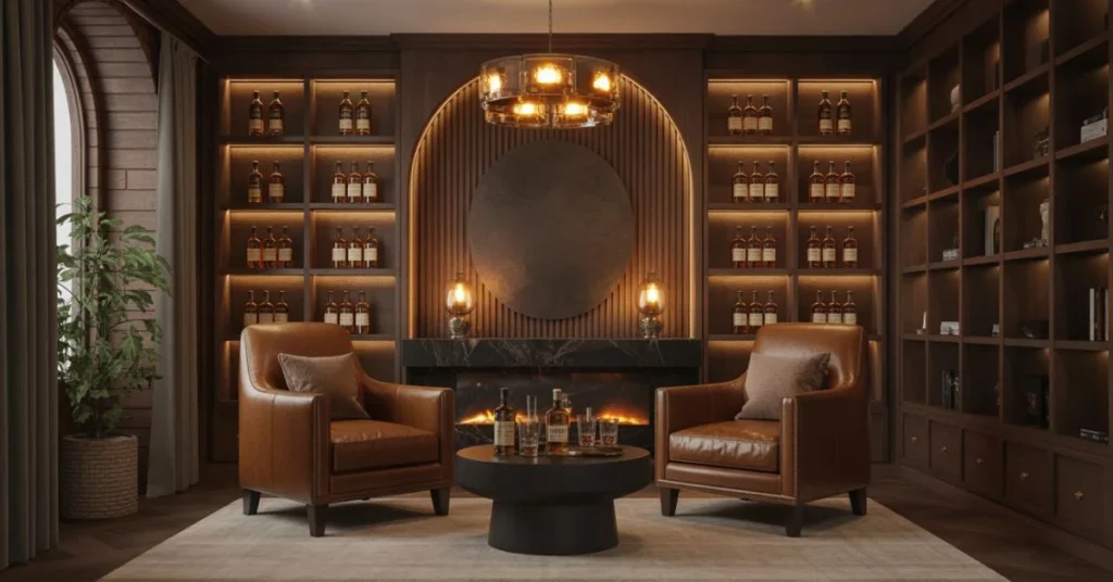 Whiskey Home Lounge Ideas for a Sophisticated and Cozy Space