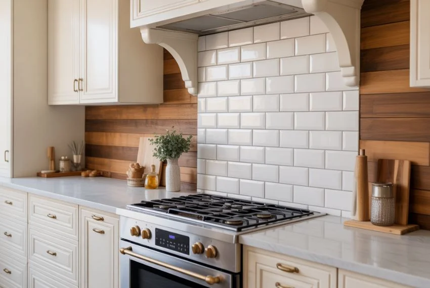 Wood and Tile Combination Designs