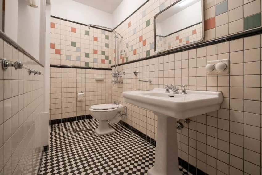 Add Patterned Tiles for Authentic Retro Style