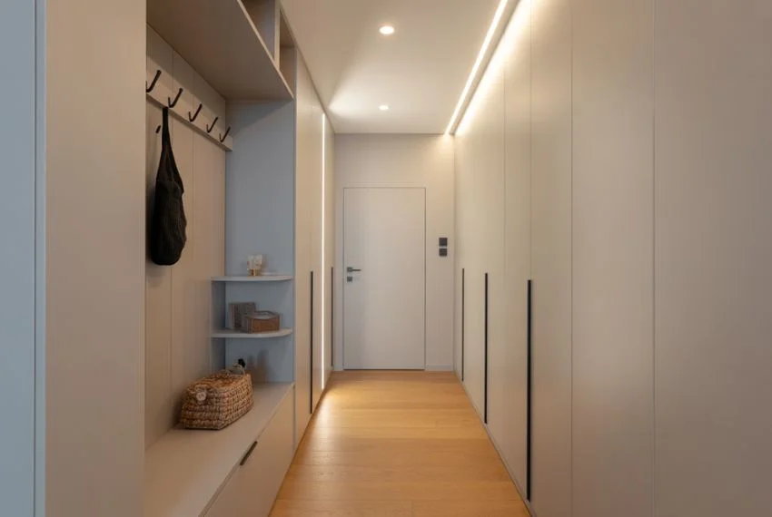 Adding Functionality to Hallway Panelling