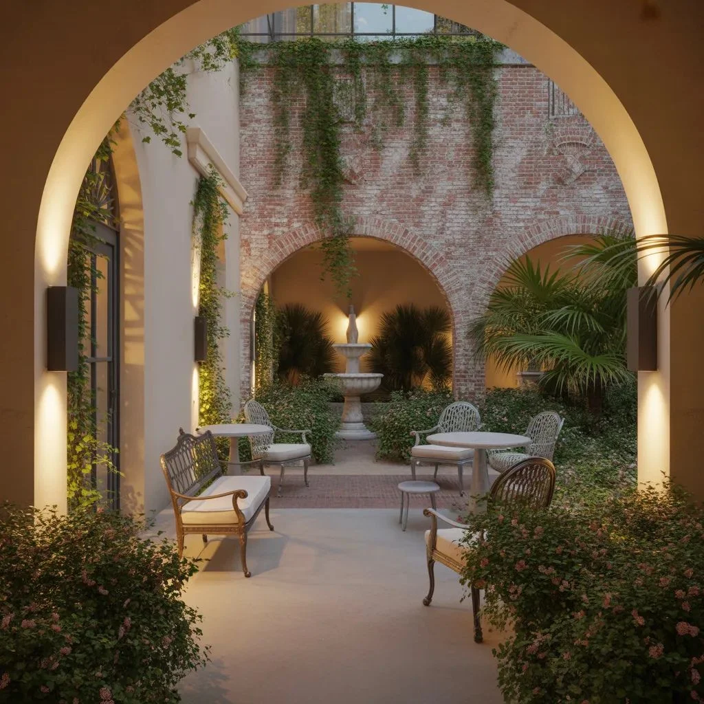 Blend modern comfort without losing the historic mood