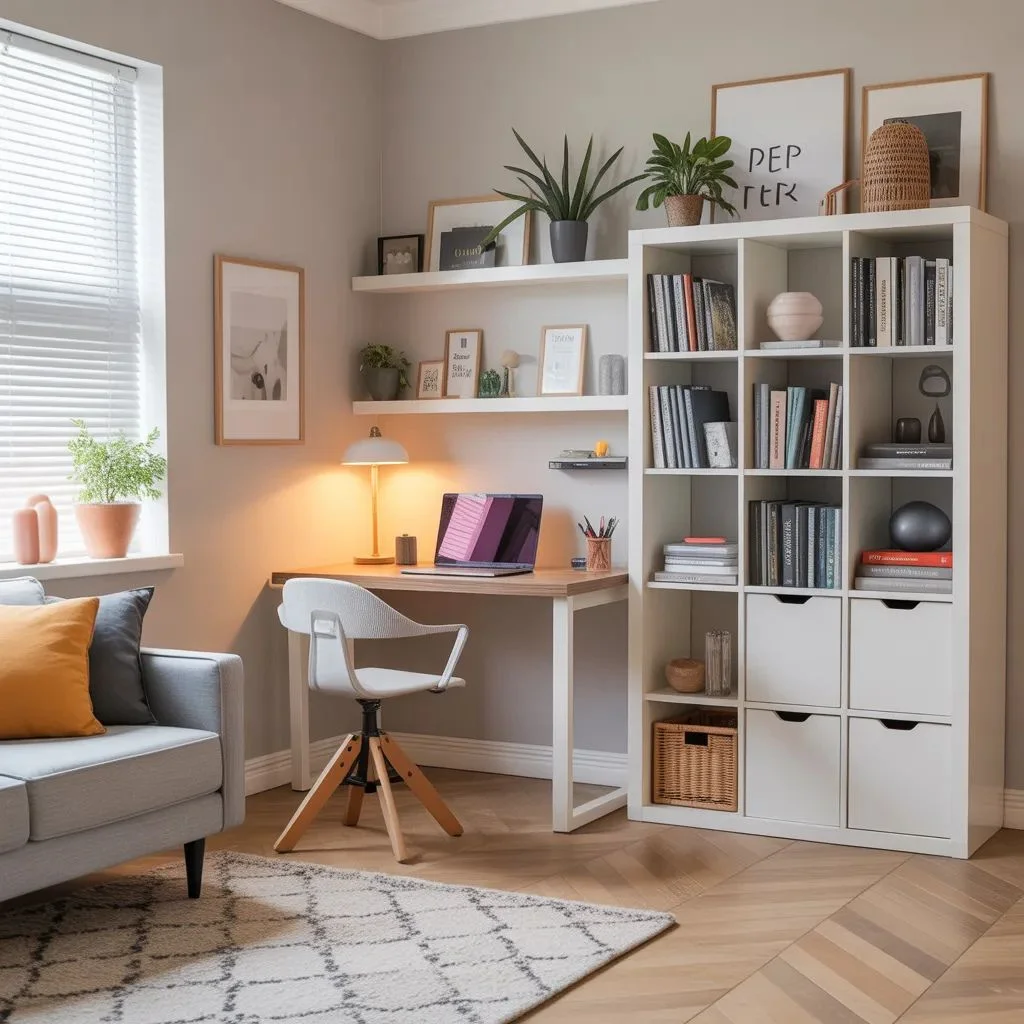 Carve Out a Home Office That Still Feels Light