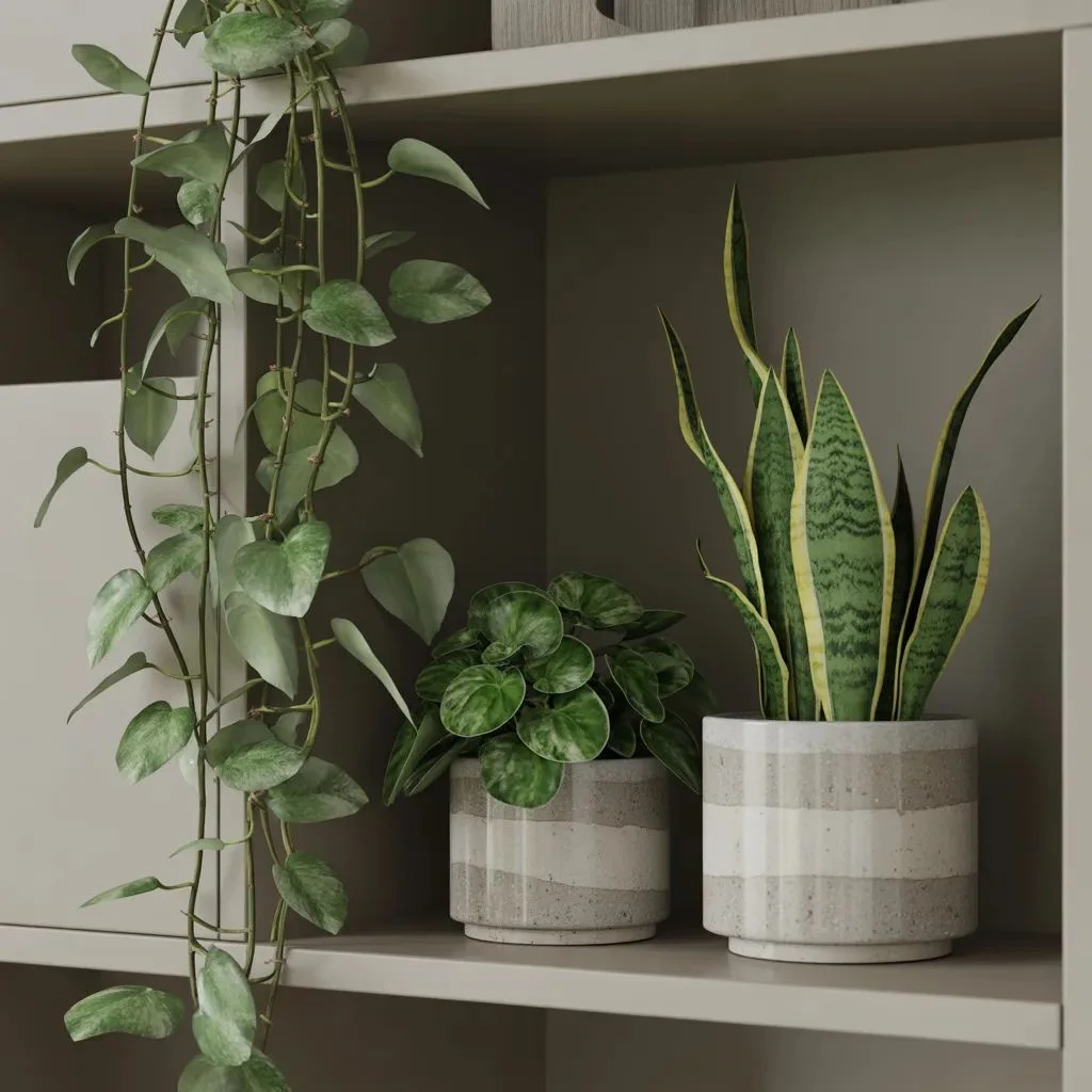 Choose Plant Shapes That Work Hard in Small Rooms