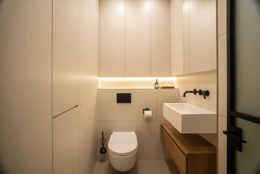 Choose Wall-Mounted Fixtures to Free Up Floor Space