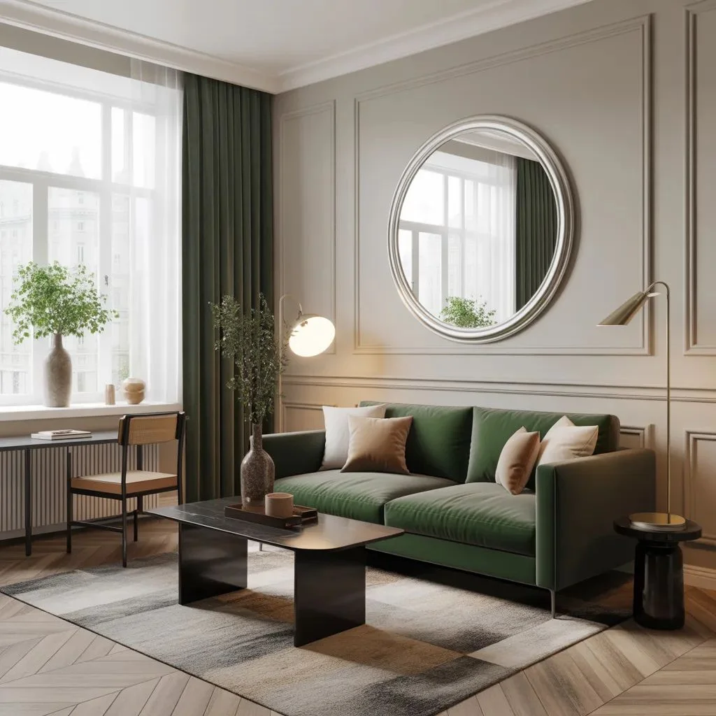 Choose a Rug That Grounds the Sofa Properly
