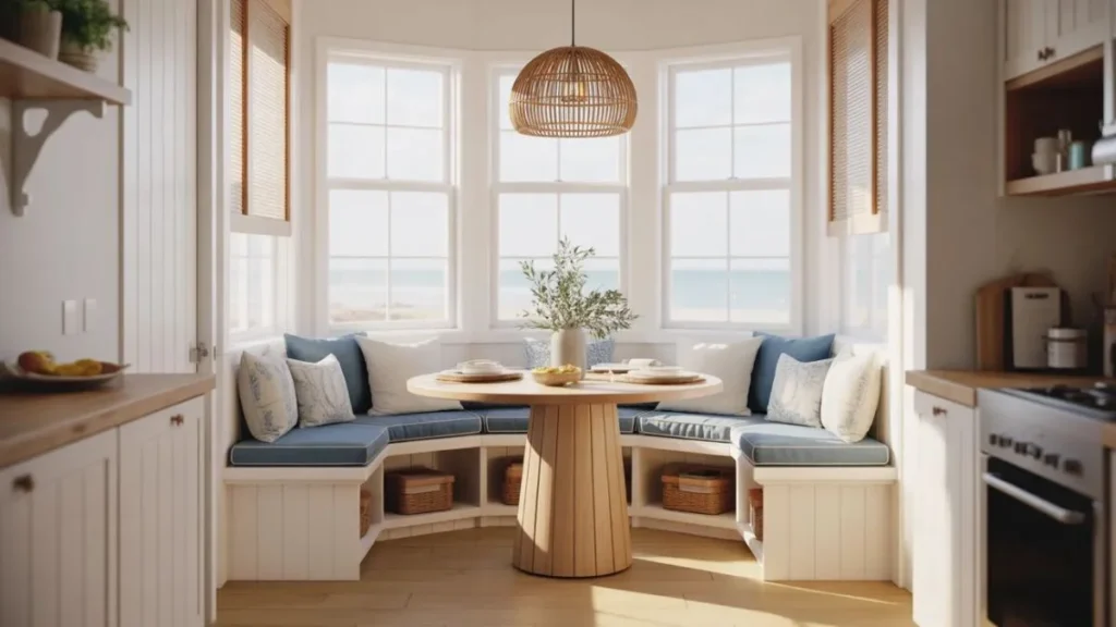 Coastal Breakfast Nooks for Small Spaces and Open Kitchens