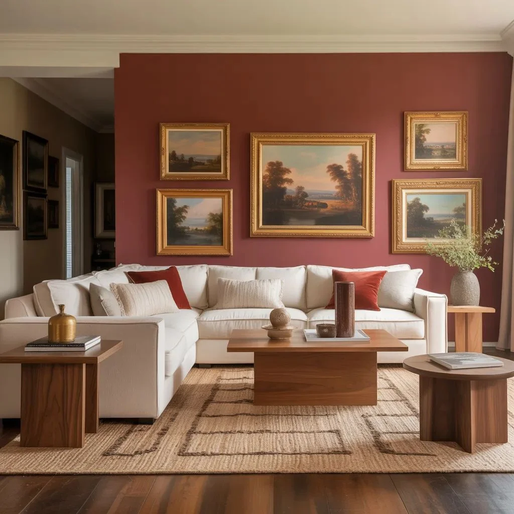 Create a Focal Point With a Red Accent Wall