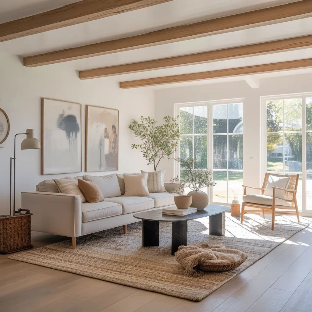 Fake the Custom Look With Faux Beams