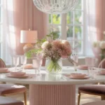Feminine Dining Tables for Homes That Embrace Soft Luxury