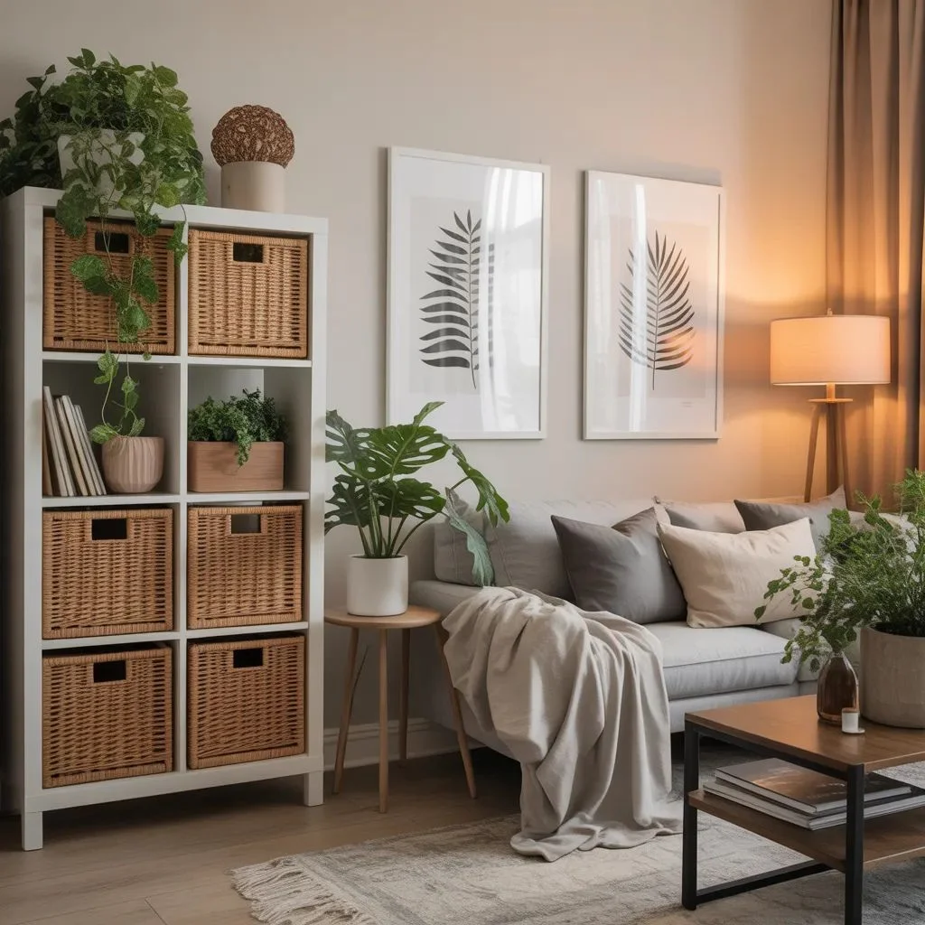 Give a Plain Kallax a More Finished Look