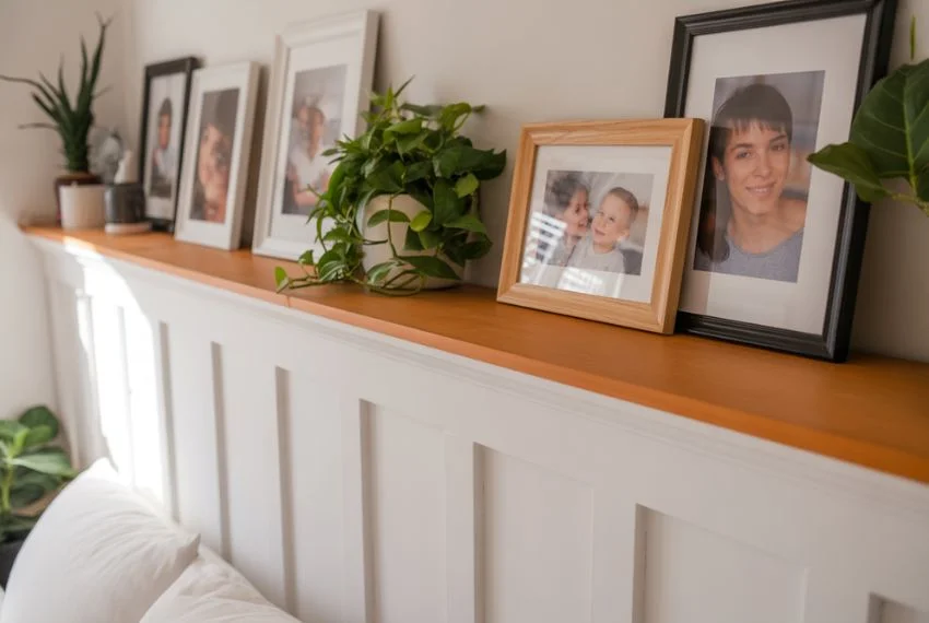 Half Wall with Shelf Cap