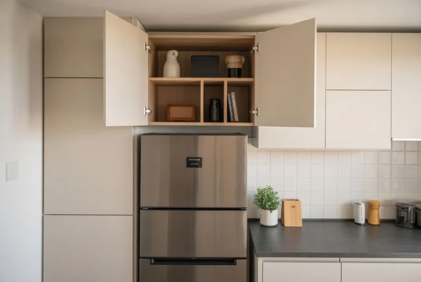 Hidden Storage for Appliances