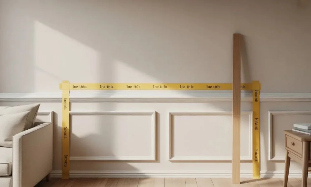 How high should a chair rail go