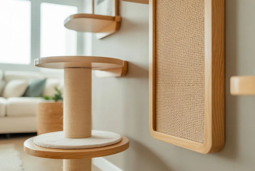 Incorporate Scratching and Claw Care Areas