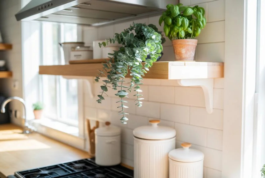 Introduce Greenery for Fresh Contrast