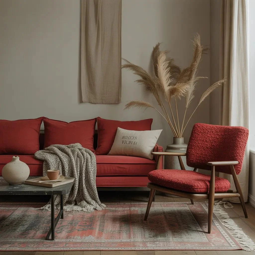 Layer Textures to Make Red Feel Softer