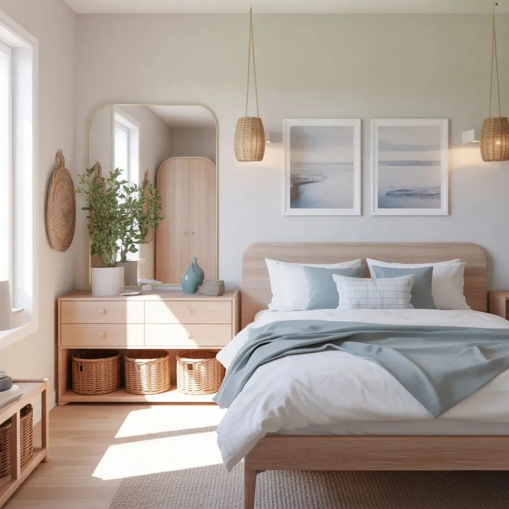 Make Small Bedrooms Feel Open and Breezy