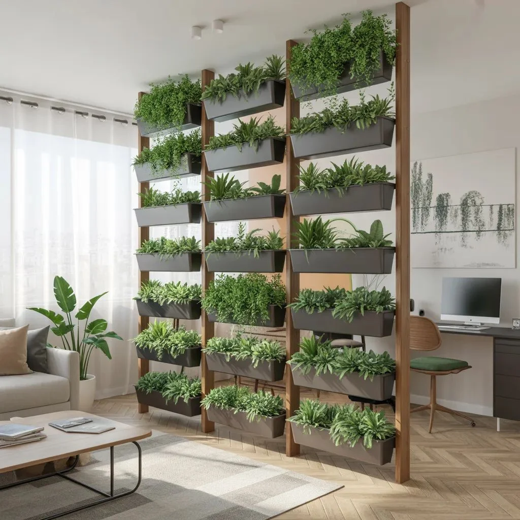 Make a Plant Wall for Soft Natural Separation