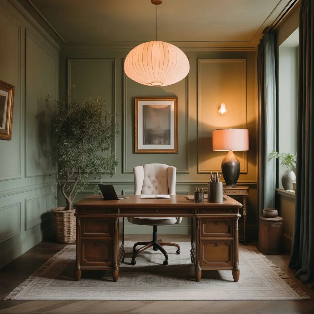 Painted ceilings and color drenching