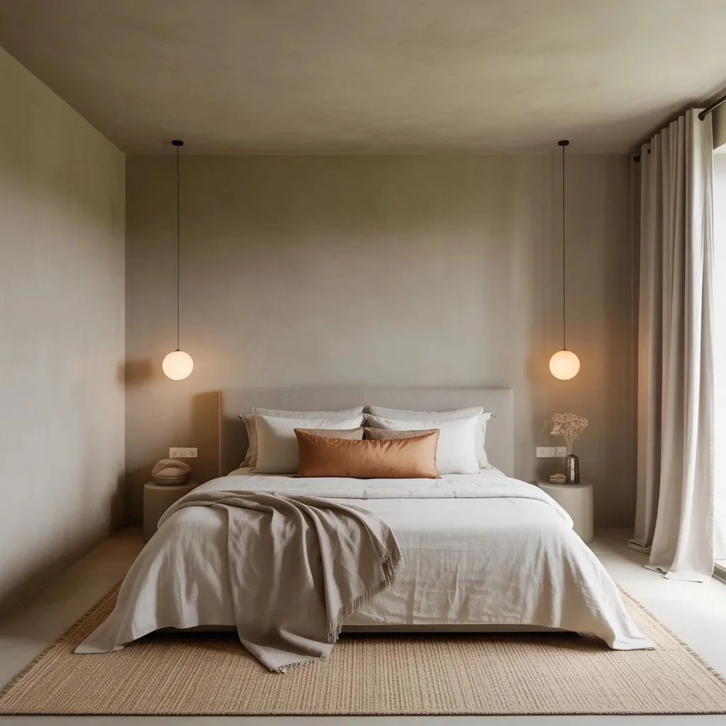 Plaster and limewash finishes for quiet texture
