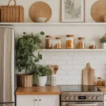 Practical Above Fridge Decor for Extra Storage and Style