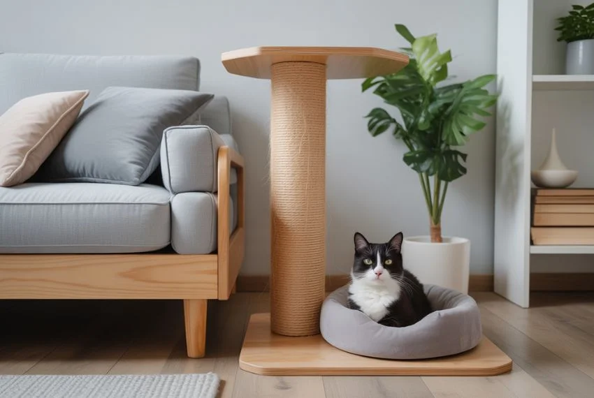 Protect Furniture with Strategic Scratching Areas