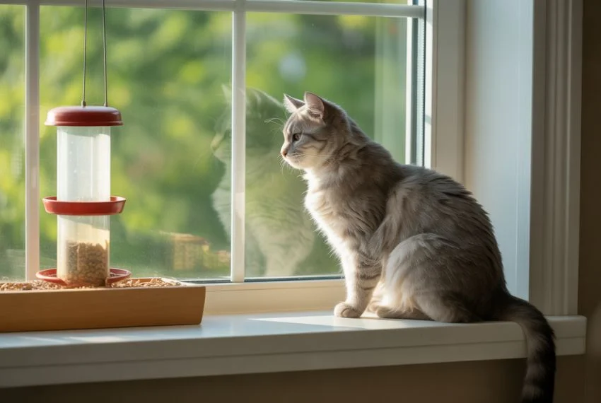 Set Up a Window Observation Lounge