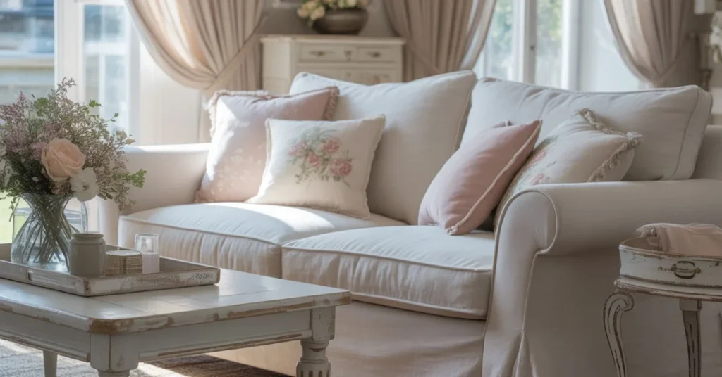 Shabby Chic Sofas for a Light, Airy, and Graceful Home Interior