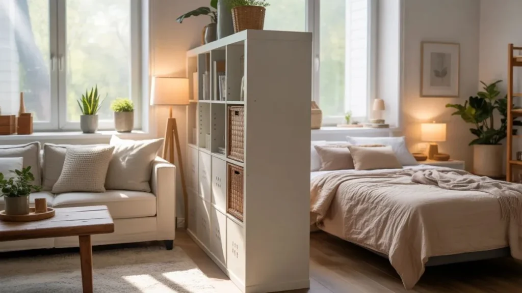 Simple Ideas For Using Kallax To Divide A Room On A Budget