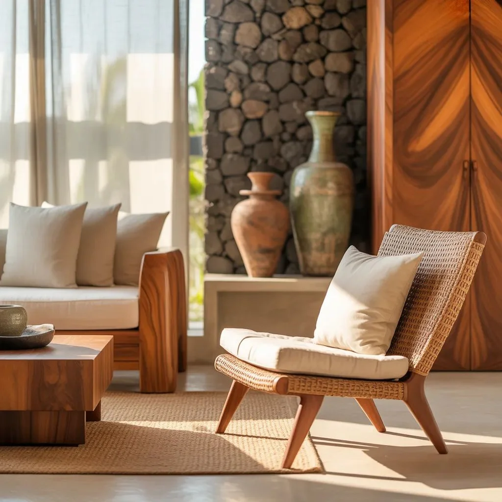 Start with natural materials that feel honest