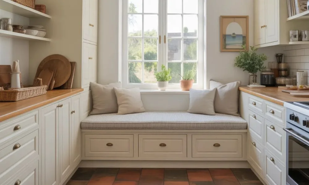 Start with seating that saves space